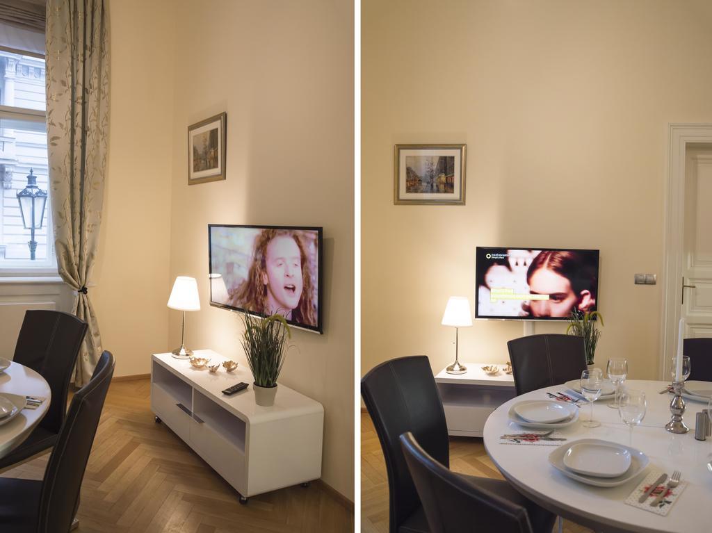 Modern Apartment Vsehrdova Prag Exteriör bild